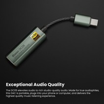 iBasso 휴대용 USB 동글 DAC 컴퓨터 헤드폰 아이폰용 안드로이드 스마트폰용, 기본