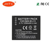 파나소닉 루믹스 DMC-LX5 용 풀 디코드 배터리 DMW-BCJ13 1250mAh, 04 2PCS Battery