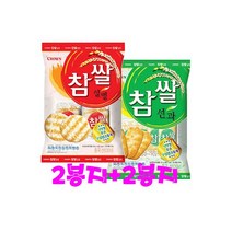 크라운 참쌀설병128g 2봉지+참쌀선과115g 2봉지, 크라운 참쌀설병128g 2봉지+참쌀