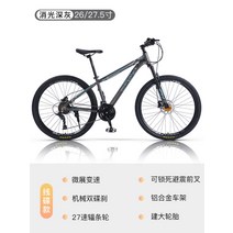 MTB 자전거 오프로드 입문용 하드테일 타이어 바퀴큰 접이식 광폭타이어 팻바이크, 26인치 + 27 단cm, AT
