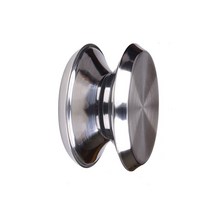 강화 도어 유리문 출입문 손잡이 스텐 원형 180mm