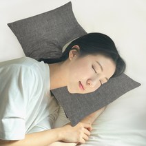 집콕 잘자U 경추베개 옆으로도 편한 목디스크 일자목 거북목베개, 메밀, 보라