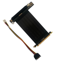 PCIE 3.0x16 90도 GPU 라이저 케이블 RTX 그래픽 카드 x99 서버 큰 6P 전원 공급 장치 Bitcoin 마이닝, 02 270 Degree_06 30cm