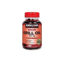 커클랜드 크릴오일 + 아스타잔틴 500MG 160소프트겔, 1개, 기본