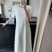 [썬데이베스트/무배] 에이미롱원피스 라운드원피스 반팔원피스 시원한원피스 셀프웨딩원피스 스냅촬영원피스 여름원피스 돌잔치원피스 100일원피스 데이트룩 (1color)