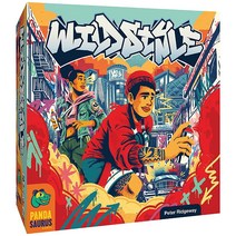 Wildstyle 보드 게임 | 실시간 전략 스트리트 아트 테마 성인 및 청소년을 위한 재미있는 가족 만 14세 이상 2-5인용 평균 플레이 시간 40분 Pandasaurus Ga