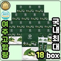 숫치로여주 국내최대 고함량 여주즙 간편스틱형 건여주+초미세여주분말추출, 1박스, 총540포/18박스