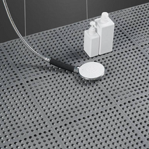 발세척매트 목욕탕깔판 물흡수발판 건식욕실 배란다 세탁실 물흡수발 다용도실 건식화장실 물빠짐 다용도실내바닥, 화이트