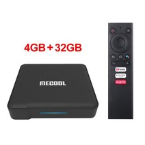 안드로이드티비 Android TV Box mecool km1 deluxe atv google Certified android 10 tv box amlogic s905x3 4k, 협력사, 4기가 32기가