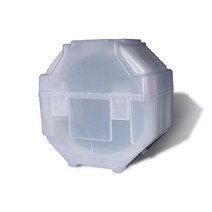실리콘 웨이퍼 캐리어 블랙 투명 PP 소재 케이스 8인치, 02 8inch black