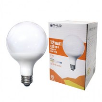 장수램프 LED 볼구 12W E26 전구색 장식등 원형전구, 단품, 단품