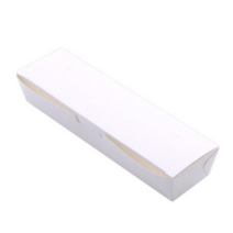 원터치 화이트 종이도시락 김밥한줄, 1개입, 100개