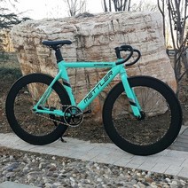 픽시자전거 입문용 초보용 저렴이 Mettler 알루미늄 합금 700c 52cm 근육 고정 기어 70mm 림 높이 스포크 휠 52cm 25 4mm 스템 27 2mm 시트 포스트, 푸른, 52cm(175cm-180cm)