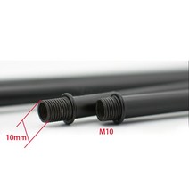 침대사이드테이블 좁은 긴 베란다 테이블 M10 외부 이빨 더블 헤드 튜브 2 개 블랙 화이트 실버 중공 스트, 01 Black (color)_06 160mm