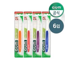 검 치과 교정 어금니 앤드 터프트 칫솔 308 6개입