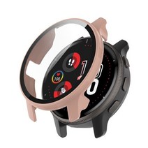 Garmin Venu 2 Plus 용 PC 하드 스크린 보호 케이스 강화 유리 케이스 액세서리가있는 안티 스크래치 방지 커버, 06. Pink
