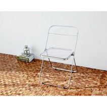 접이식 투명의자 고스트 까페의자 플리아 체어 토비아스 이케아, 화이트