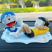 자동차 장식품 인싸템 차내 애니메이션 액세서리 Dora A꿈 수면 대웅 대쉬보드 카튜닝용품 여성 2870669203, 수면 대웅 _앉은 자세 땡땡 고양이