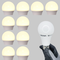 비츠온 LED 전구 12W 전구색 붉은빛 10개