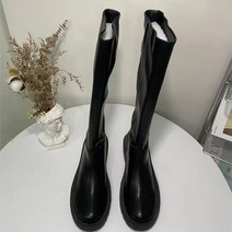 자라 ZARA 슬림핏 롱 레인부츠 사계절용 2가지컬러 YJ, 블랙 230
