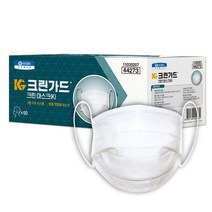 유한킴벌리 일회용 마스크 50매 먼지차단 3중구조 비말차단, 44273_크린마스크 실끈형 50매 1카톤, 50개