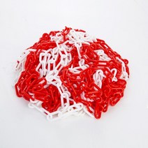 플라스틱체인 안전줄 플라스틱사슬 주차금지체인 8mm WR