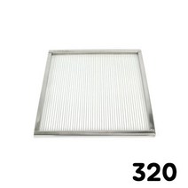 KOOKO 1p 사각불판 줄석쇠 그릴 실석쇠 초벌 320 석쇠 PB 숯불구이 불판 8W8EF70C