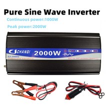 인버터 컨버터 순수 사인파 가정용 자동차 전력 변환기 태양 에너지 DC 12V 24V 48V 60V 에서 AC 110V 220V 50HZ 60HZ 2000W 3000W 4000W, 2000W+24V+Universal 120v 60hz