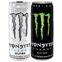 몬스터 에너지드링크 울트라(흰) + 에너지그린(검) 355ml x 24캔(반반) (박스안심포장), 상세페이지 참조
