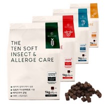 버틀러 더텐 소프트 인섹트 소고기 황태 연어 1kg 강아지 반건조 반습식 사료, 인섹트&알러지 케어 1kg, 와그작 하루간식30g_랜덤