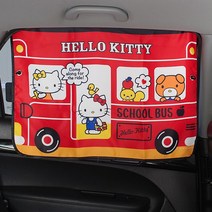 헬로키티 자석 암막 햇빛가리개1P 자동차 차량용, 단품