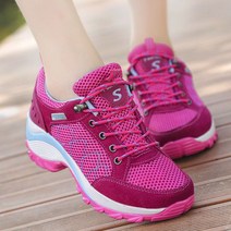 가성비갑 가벼운 여성 경량 워킹화 트레킹화 등산화 4col 방수 충격 미끄럼 방지 운동화 여자 신발 추천.