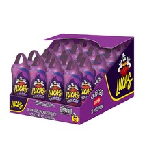 루카스 무에카스 차모이 파우더 캔디 20개 Lucas Muecas Hot Candy Lollipop Chamoy with Chili Powder 0.88 oz 20 ct