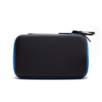겜맥 NEW 2DS-XL 네로 하드에어폼 파우치 (3DS 공용), 블루/블랙, 1개