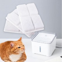 김용석생활연구소 스퀘어 펫정수기 리필필터 4개입 애견정수기, p본상품선택P