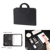 가죽 파일 서류가방 25X34 계산기포함 회사원서류가방 클리어화일 가죽서류가방
