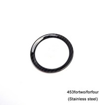 보조미러 자동차 안개 램프 리프트 탱크 커버 도어 볼 핸들 스티커 스마트 Forfour Fortwo 453 아울렛 프레, 09 Steering wheel ring