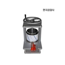한국공업사 수동식 칡짜는기계 칡즙짜는기계