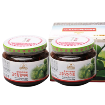 (1+1) 홍쌍리 청매실 고추장장아찌 2개 x 430g / 홍쌍리여사 광양 식품명인 반찬 매실 고추장 장아치 청매실장아찌 2병 세트