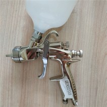 HVLP X-402 스프레이 건 Roxgen 자동차 페인팅 스프레이 건 X402 HVLP 스프레이 건 600cc 플라스틱, 02 X-402-16G LV2 aircap