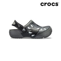 [크록스(CROCS)] [크록스] 키즈 펀랩 블랙펜서 클로그 샌들 205503-0DA