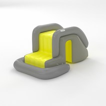 워터슬라이드 풍선 가정 농축 및 접을 수있는 수영장은 풍선 수영장과 함께 사용할 수 있습니다, 노란색 미끄럼틀 풍선 패들링 풀 포함