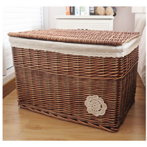 팬트리선반 펜트리 빨래 라틴 라탄 속옷 보관 수납함, H_45 * 30 * 28 (cm) (중형), 1개