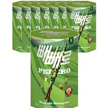 롯데 Pepero 녹차 빼빼로 하남그린티 운동회 초등학생 편의점 간식 탕비실 사무실 등산 막대과자 132g, 8개