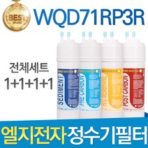 LG전자 WQD71RP3R 엘지 고품질 정수기 필터 호환 전체세트, 선택1 - 한/양방향 전체세트(1+1+1+1=4개)