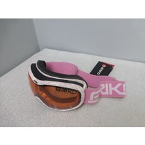 브리코 Helium White Pink 플로우er Red Lenses스키고글s Snowboarding NWT 여성용