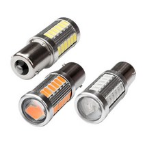 싼타페DM 33발 LED 깜빡이등 브레이크등 미등 2개1세트, 옐로우 더블 2개1세트