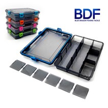 청룡조구 생활방수 칸조절 태클박스 반투명 다용도 소품케이스 바늘 루어 수납 정리박스, 02.오렌지