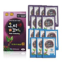 오디코디앤 헤어 컬러링 염색약, 01_흑색, 1개