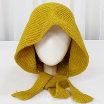 마메든 겨울용 여성 따뜻한 후드 머플러/니트 후드 보넷 11color